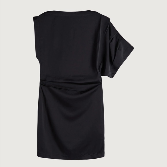 Oak & Fort ASYMMETRICAL BAT SLEEVE MINI DRESS. NWT - Picture 3 of 10